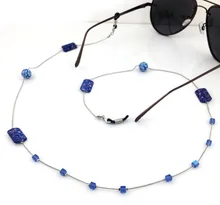 10 цвета Женщины Старинные Моды Камни Очки Eyewears Солнцезащитные Очки Очки Для Чтения Цепи Шнура Держатель шейный ремешок Веревка
