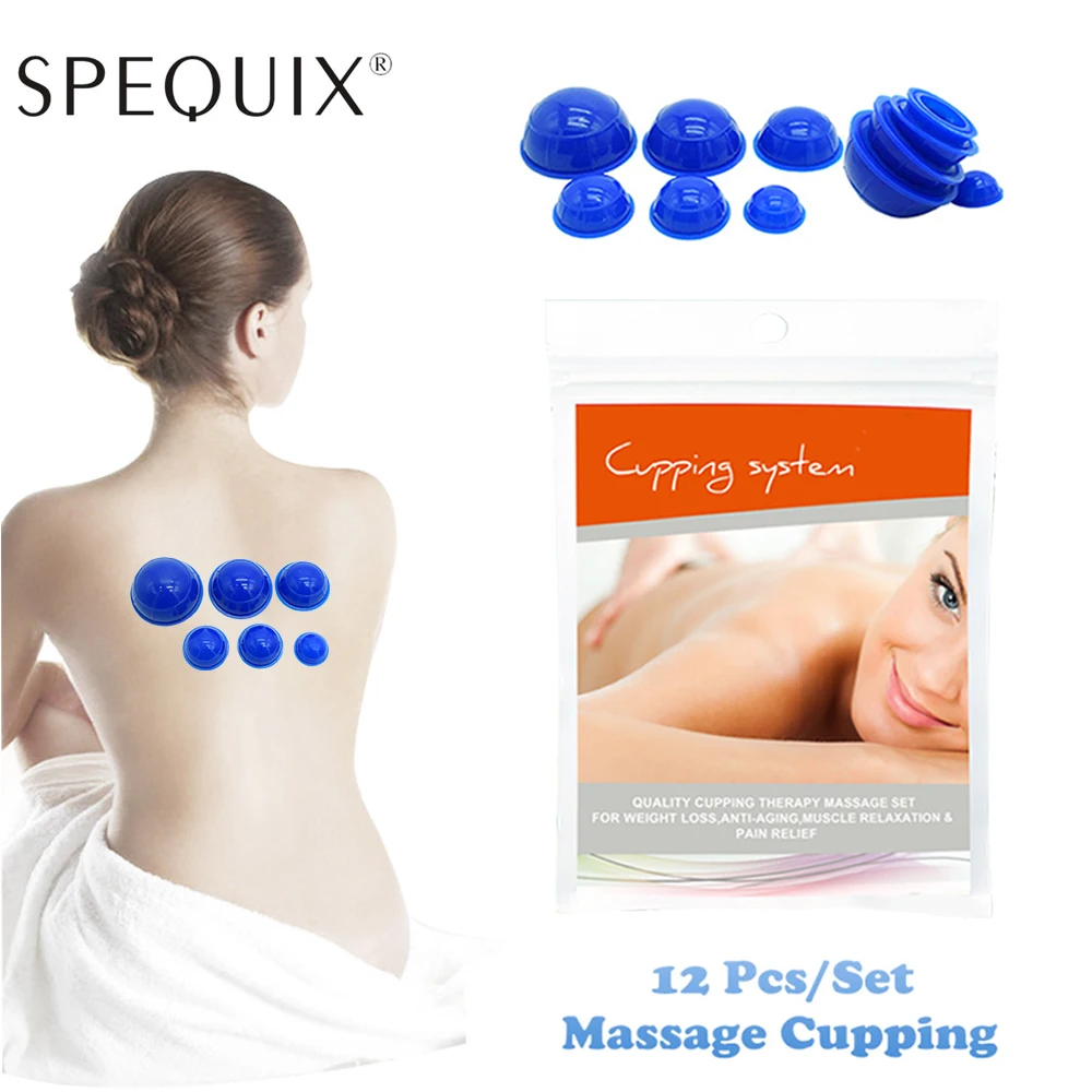 12 Pcs/Set Pro Silicone Cupping Therapy Set Anti Slip Silicone Massage Cups for Anti Cellulite 12 Pcs/Set Pro Silicone Cupping Therapy Set Anti Slip Silicone Massage Cups for Anti Cellulite