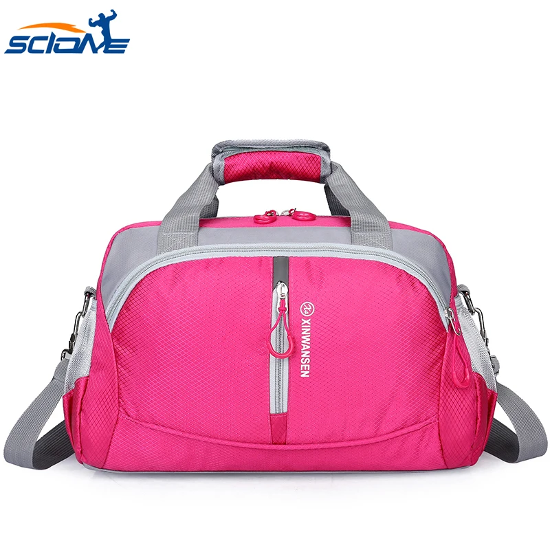 

Scione Top Nylon Waterproof Sports gym Bag with Shoe Compartment Women Men For Gym Fitness Training Yoga Bolsa Sac De Sport