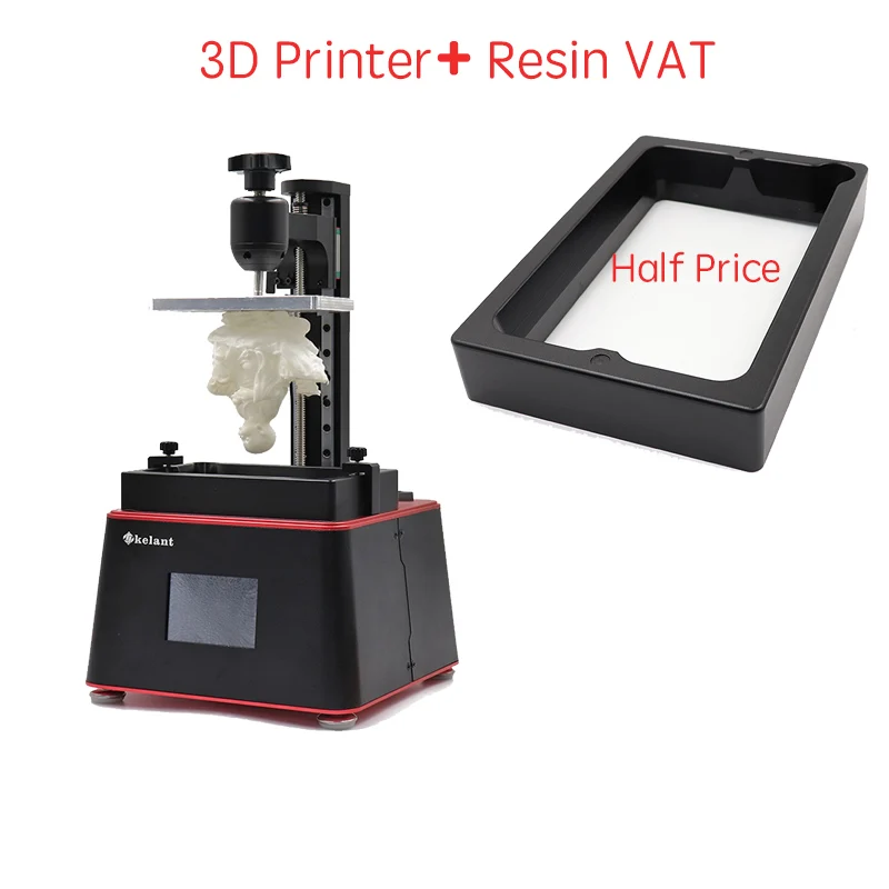 3d printers add VAT Kelant Orbeat D200 3d Принтер lcd экран DLP 3D impresora Фотон комплект принтеров УФ Смола свет-лечение 3,5 ''Настольный 405nm impressora - Цвет: 3d printers add VAT