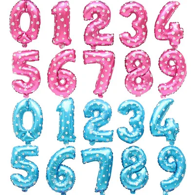 Переливающийся розовый синий мультфильм Радуга цвет номер фольга Воздушные шары на день рождения вечерние украшения воздушный шар в форме цифры номер 1 шт