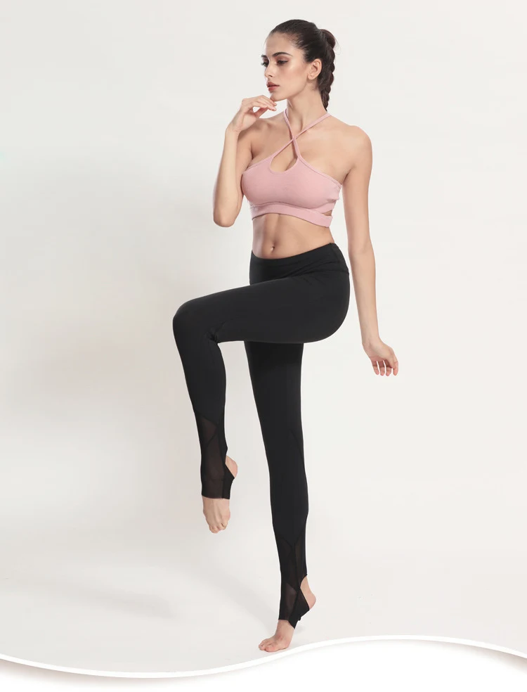 2017 New Aimpact Women Yogo Pants Sexy Fitness Pant Girl Tight Running Workout Pants Female Mesh Slim Fitted Sports leggings (5)