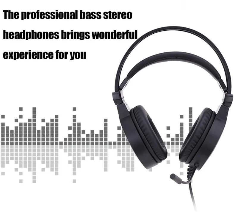 SOYTO Original Wired Gaming Headphones for PC LED Glowing Headset Stereo Bass Fone De Ouvido Auriculares With Mic for Games3