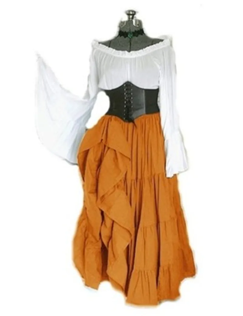 

xxxxxl 4xl Halloween Costumes Cosplay Medieval Palace Princess Dress Vintage Party Evening Gown Renaissance Women Costume Dress
