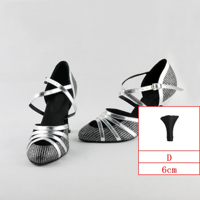 Customized Low/High Heels Ladies Salsa Latin Dance Shoes Women Ballroom