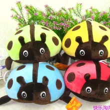 10 шт. маленькие милые разноцветные Божья коровка плюшевые игрушки милая Божья коровка кукла Подарочная игрушка около 20 см