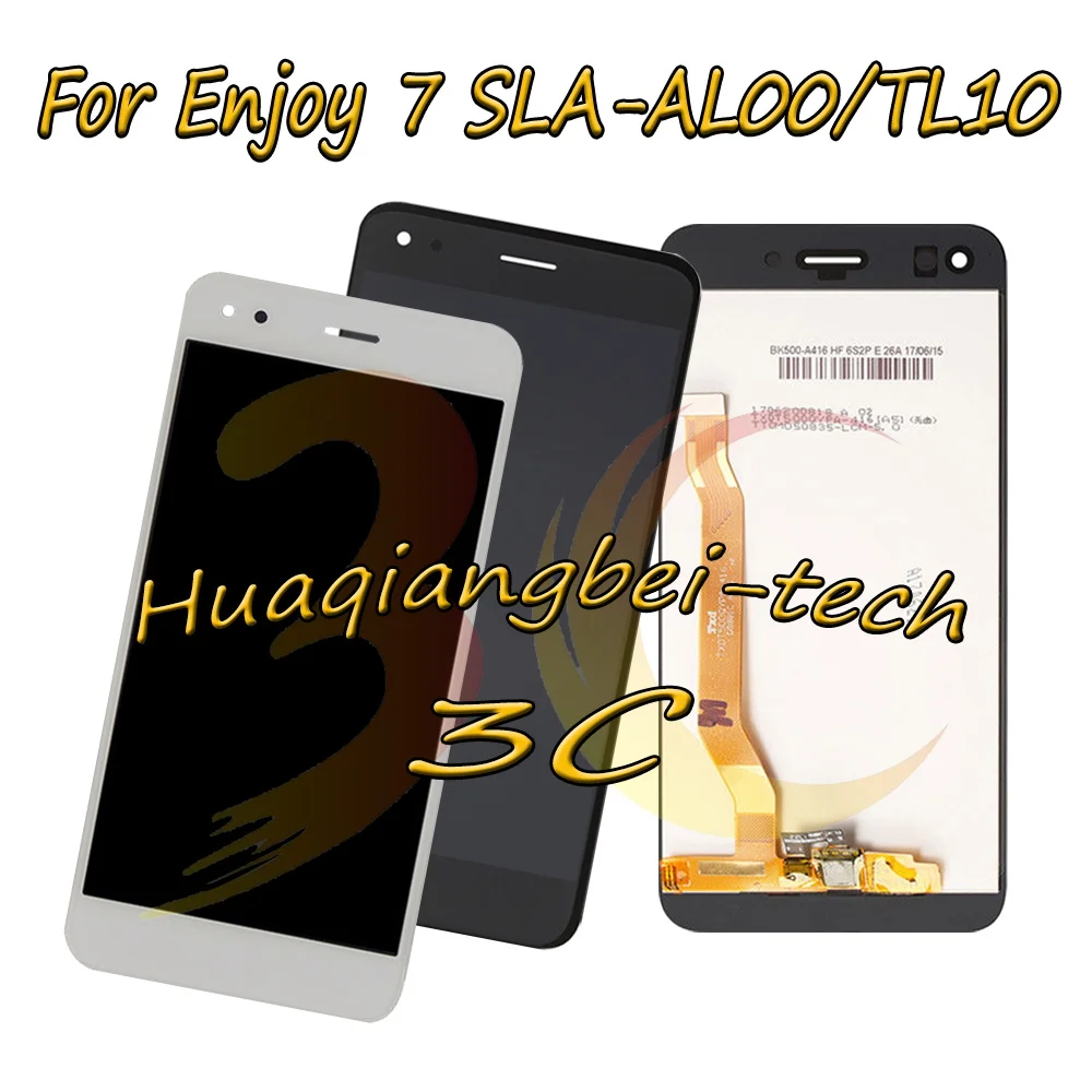 

5.0'' New For Huawei Enjoy 7 SLA-AL00 / SLA-TL10 Full LCD DIsplay + Touch Screen Digitizer Assembly 100% Tested With Tracking