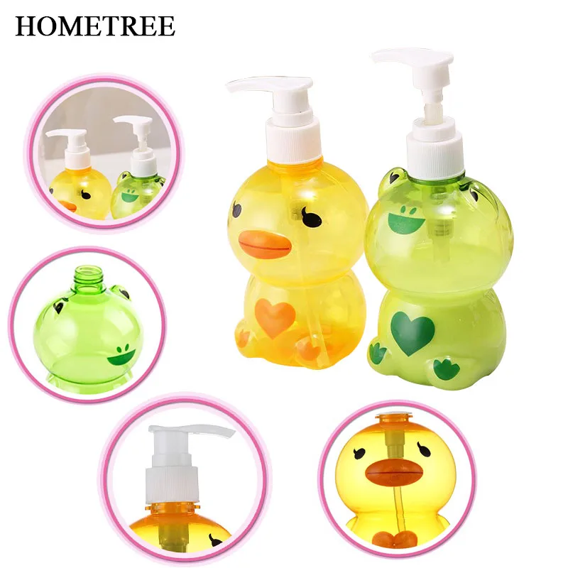 

HOMETREE 250ml Creative Shower Gel Shampoo Bottle Pressing Cartoon Sub Bottle Loaded Detergent Soap Bottle Lotion Bottle H657