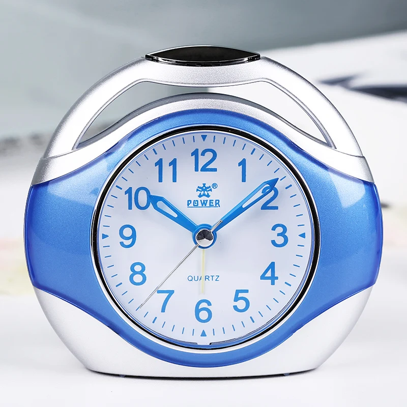 Ultra Small,AA Battery Travel Alarm Clock with Snooze and NightLight