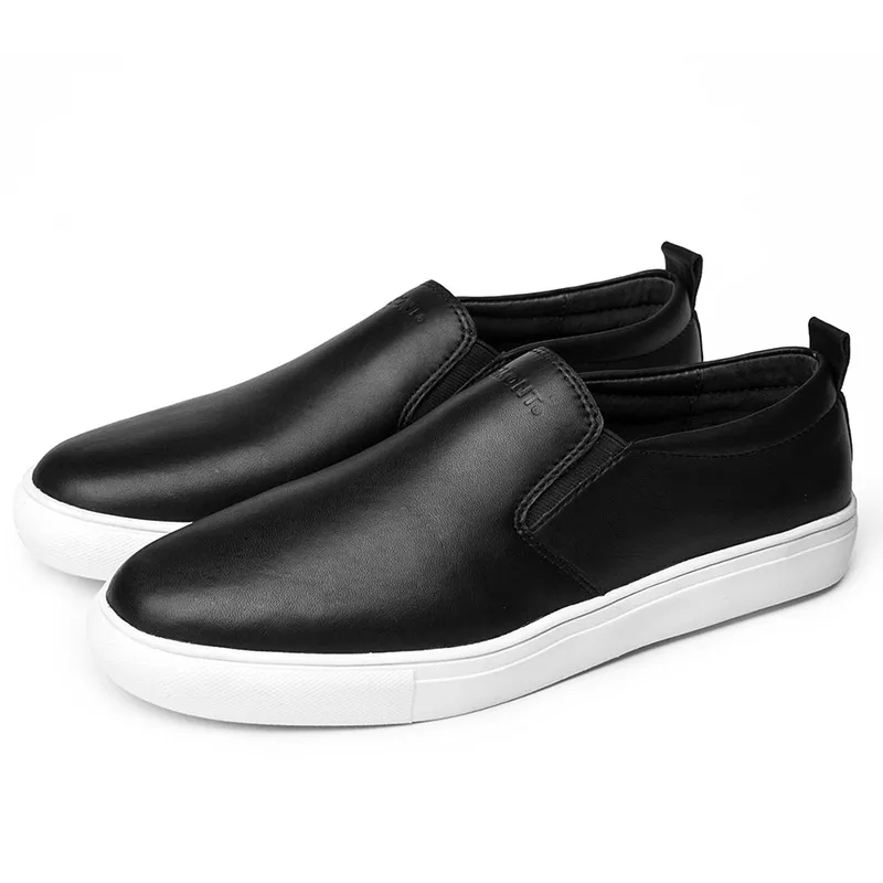 Эгмонт EG-86, черные весенне-летние водонепроницаемые Мокасины, мужская повседневная обувь, лоферы из натуральной кожи ручной работы, удобная дышащая обувь