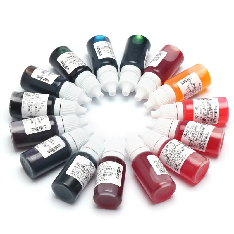 

15Pcs/set 10mL 15 Colors Dye Epoxy Resin Pigment UV Resin Coloring Dye Colorant Resin Pigment DIY Handmade Craft Supplie Art Set