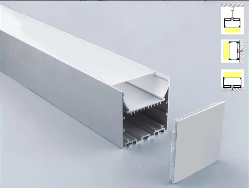 Perfil de Alumínio Perfil de Alumínio para Interior Iluminação de Realce Frete Grátis 2 M e pcs 10 M e lote Tira Conduzida Led para Interior Luz Interior