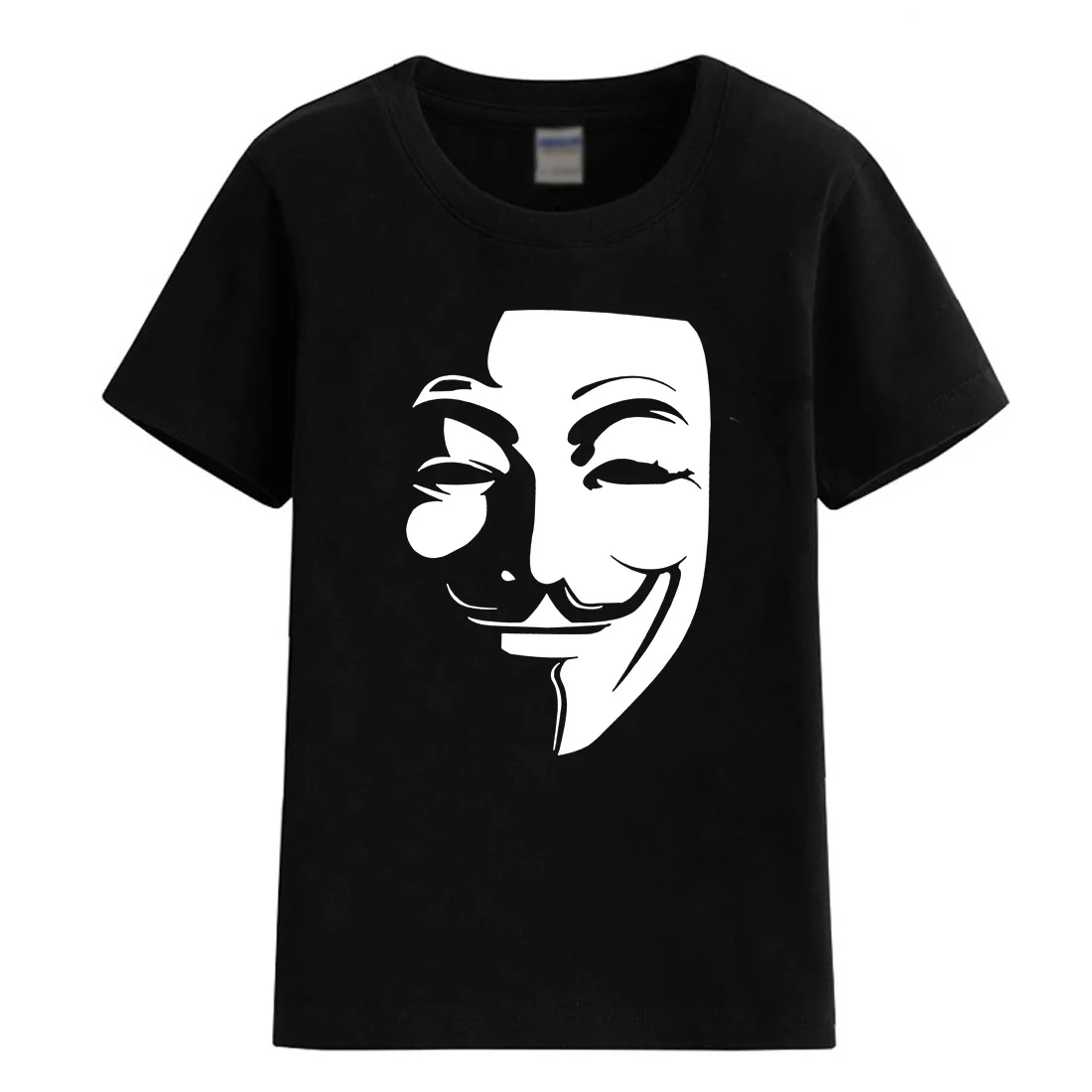 

2018 baby clothes T-shirts summer short sleeve for girls boys t shirt V for Vendetta brand clothing sportswear T-shirt for boy