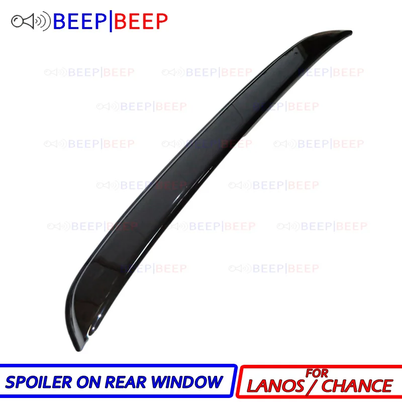 

For Chevrolet | Daewoo Lanos 2001- rear window spoiler visor air flow mud glass car styling decoration roof lip spoiler wing
