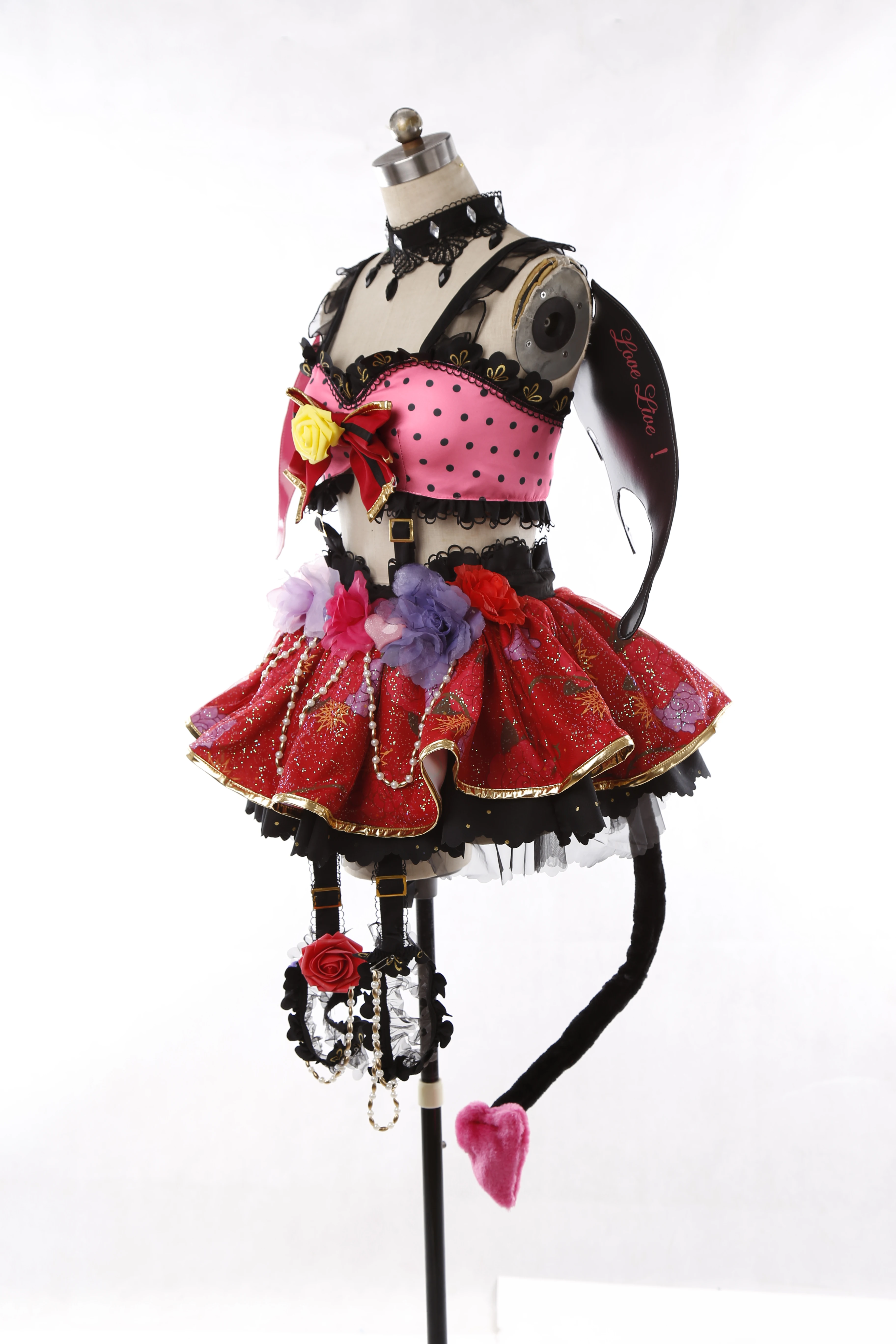 

2019 New Hot Love Live Eli Ayase Devil ver cos Dress Cosplay Costume Halloween costume demon