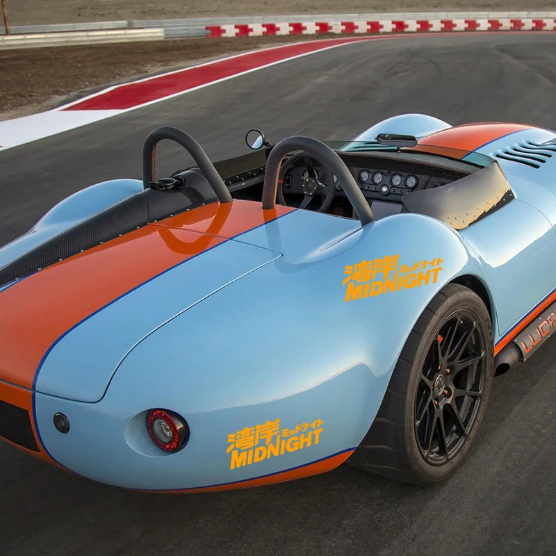 Wangan midnight jdm racing sticker vinyl decal, car window doors bumper - Image 4