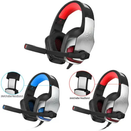 K1 B игровая гарнитура Kotion EACH G2000 глубокий бас стерео Wit Mic светодиодный светильник