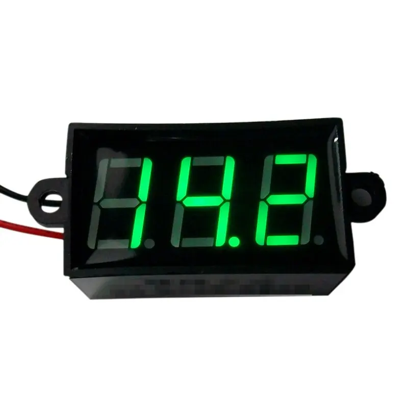 

Waterproof DC 3.5-30V Mini Digital LED Car Moto Voltmeter Volt Meter Tools