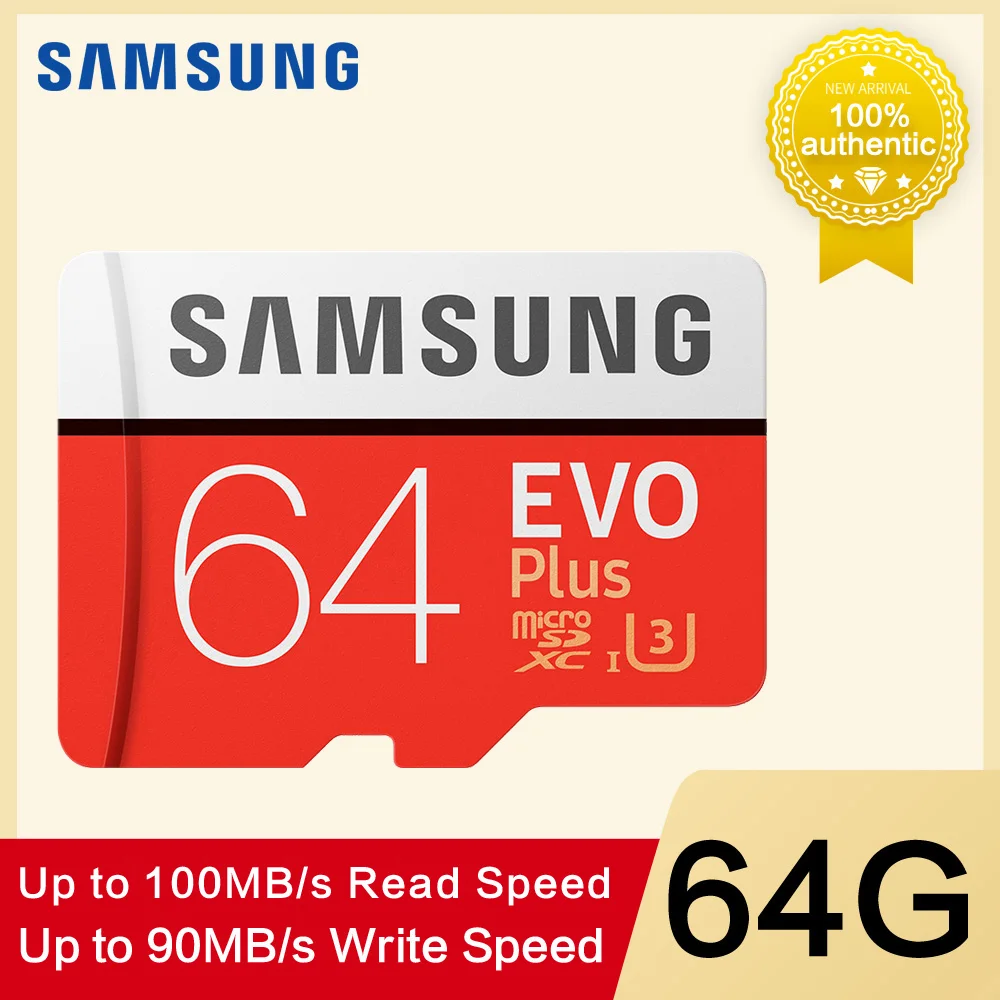 Карта памяти SAMSUNG Micro SD 256 ГБ 16 ГБ 32 ГБ 64 Гб 128 ГБ SDHC SDXC класс EVO+ класс 10 C10 UHS TF карты транс флэш Microsd Новинка