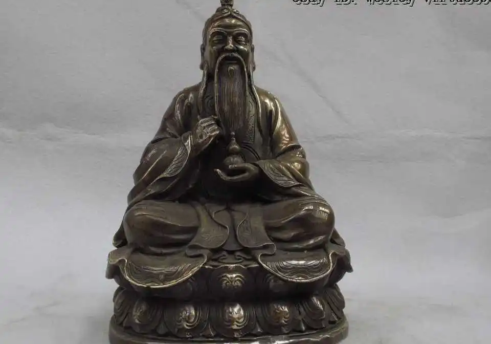 

Chinese buddhism mythology Bronze Copper Tai shang lao jun Taoist buddha Statue