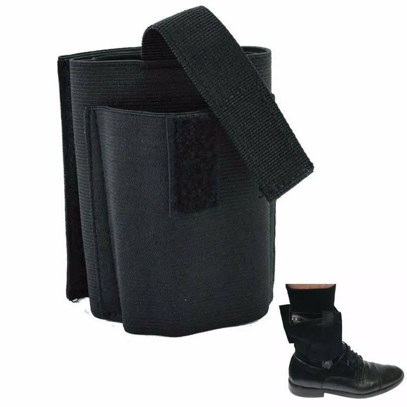 

Concealed Universal Black Carry Ankle Leg Pistol Gun Holster LCP LC9 PF9 Small for sig 223 SCCY 9mm