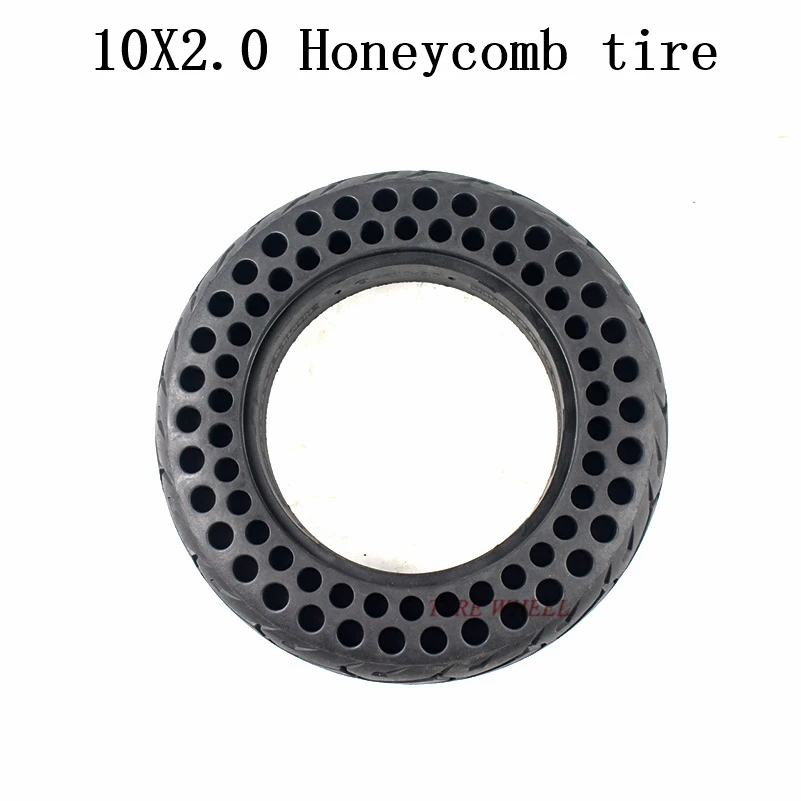 10 inch Porous electric skateboard Bicycle E-Bike tire 10x2.0 air-free honeycomb shock absorber solid tire proof Tyre