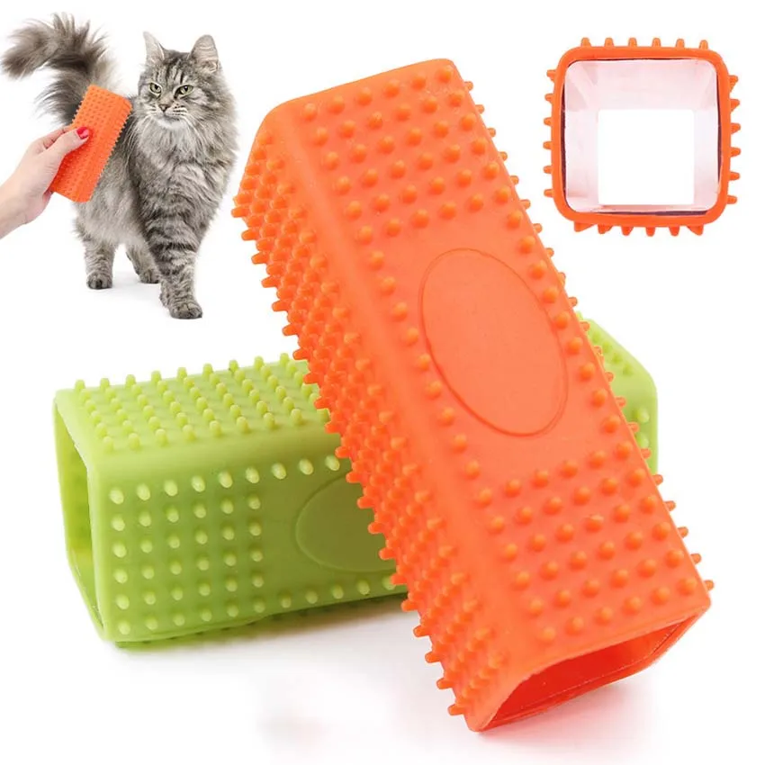 Soft Silicone Pet Dog Puppy Cat Bath Brush Comb Cute Pets Cats