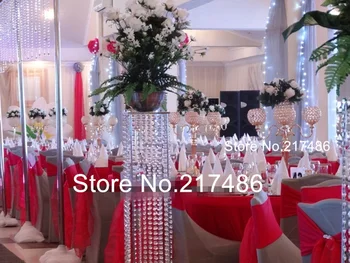 

New style gold painting wedding table metal centerpiece flower stand for sale 00021