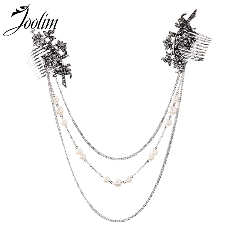 

JOOLIM/ Vintage Flower Head Jewelry Hair Comb Fashion Jewelry Wholesale