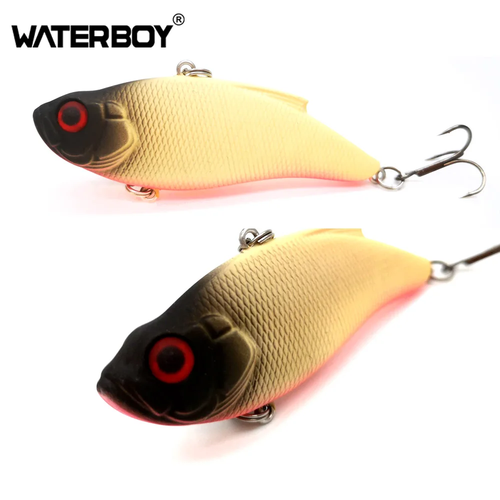 WATERBOY 7.5cm16.5g VIB приманка жесткая искусственная Рыбалка Vibe Lipless новая пластиковая Вибрация жесткая шумная погремушка Тонущая вибрационная приманка - Цвет: Color 10