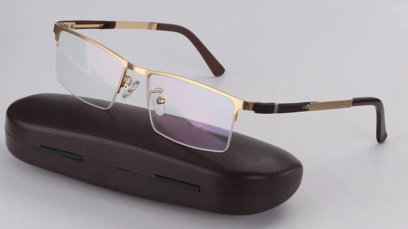 JIE. B модные полудрагоценные фотохромные очки для чтения для мужчин дальнозоркость Пресбиопия с диоптриями наружные очки пресбиопии - Цвет оправы: C1 Gold