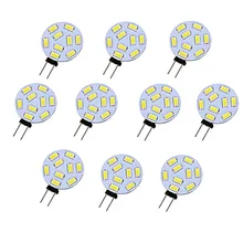 10 х HRSOD высокая яркость 1 5 Вт 9 шт 5730SMD круглые G4 светодиодные лампы