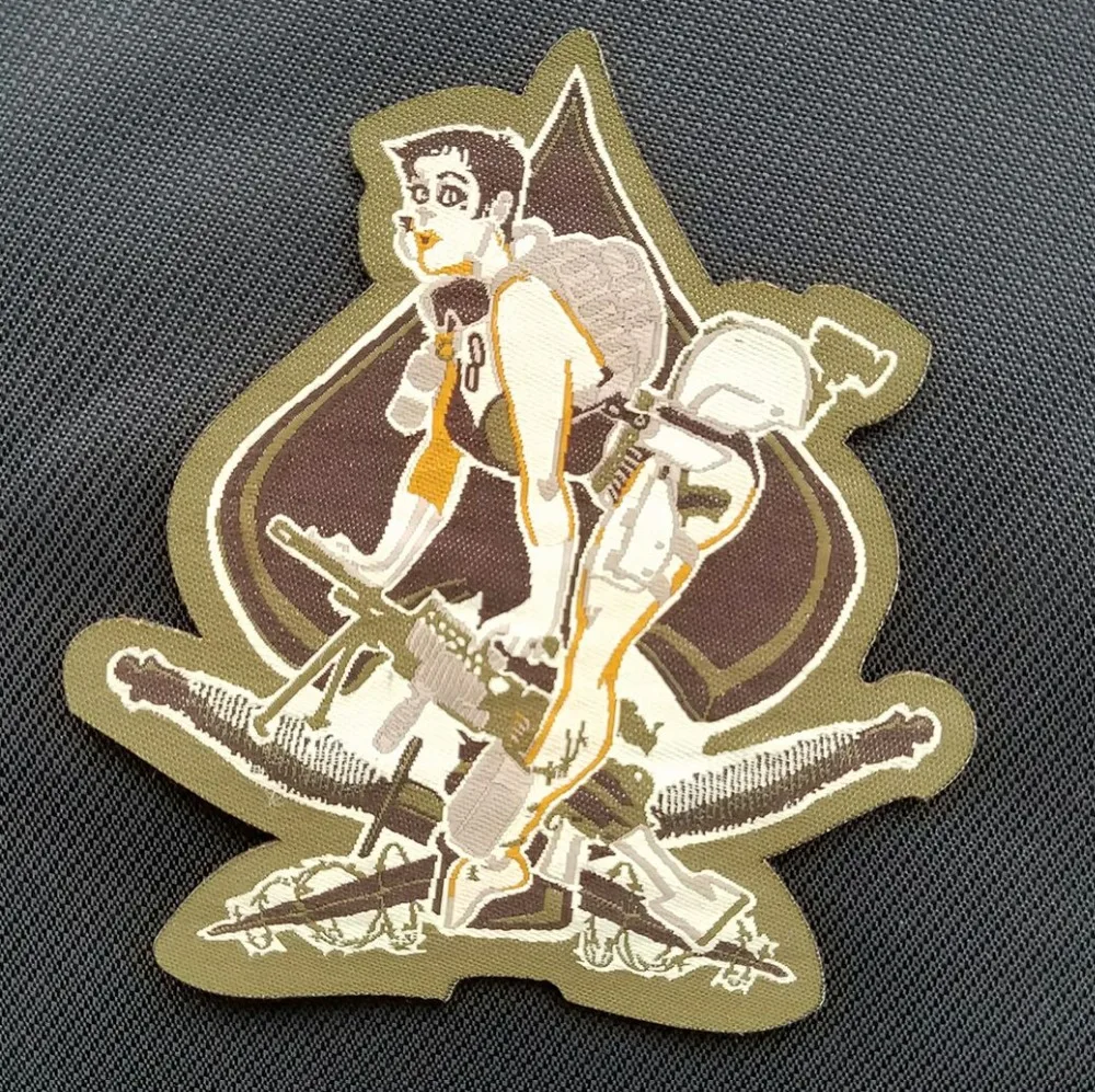 ACES HIGH PIN UP USA ARMY TACTICAL BADGE MORALE MILITARY COMBAT US ISAF