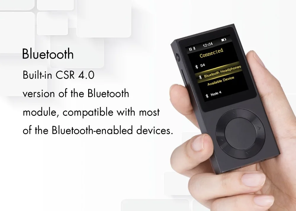 Bluetooth HIFI MP3 плеер BENJIE T6 1," TFT экран Полный цинковый сплав без потерь HiFi MP3 музыкальный плеер поддержка DSD/Bluetooth/AUX