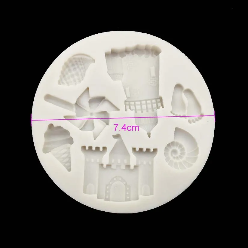 Windmühle Schloss Leuchtturm Silikon Sugarcraft Form Fondant Kuchen Dekorieren Werkzeuge – Detail 4