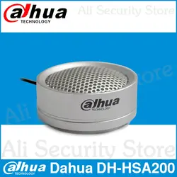 Dahua аудио звукосниматель DH-HSA200 Hi-fidelity Аудио Picker микрофон для DH HIKVISION аудио и сигнализация камера HSA200