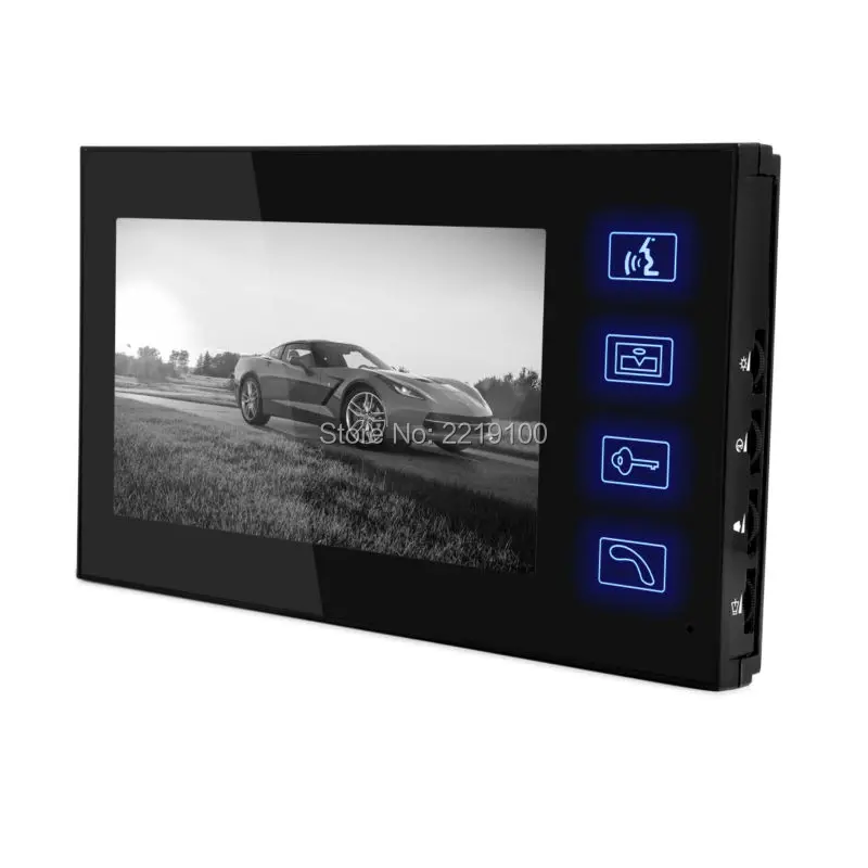 Botão de Toque Conexão com Fio do Telefone da Porta de Vídeo do Monitor Screen Display Tela 7 ”tft Lcd 1 6-core