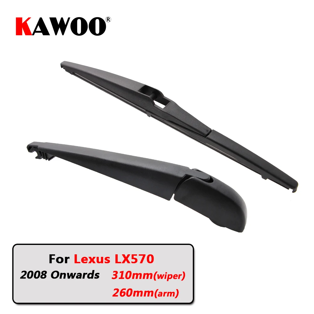

KAWOO Car Rear Wiper Blades Back Window Wipers Arm For Lexus LX570 Hatchback (2008 Onwards) 310mm Auto Windscreen Blade
