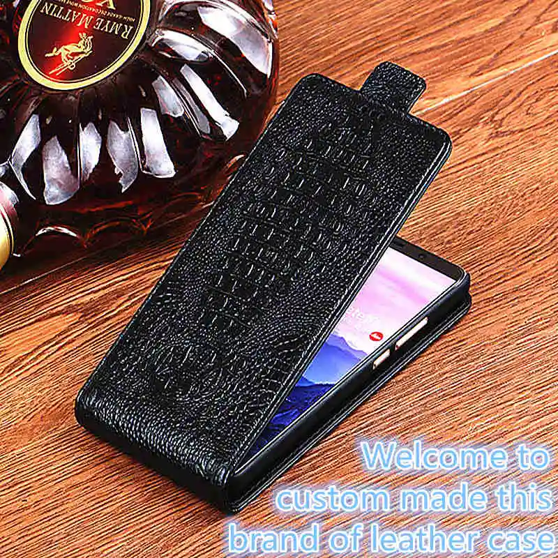 

LS01 Genuine Leather Flip Cover Case For Samsung Galaxy S8 Plus(6.2') Vertical flip Phone Up and Down Leather Cover phone Case