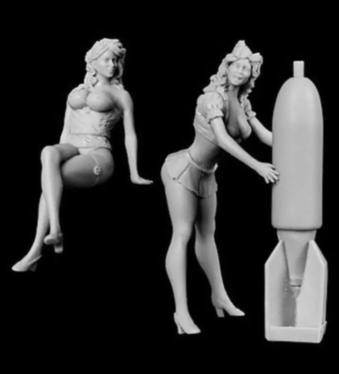 1/32 Набор фигурок из смолы для девочек | Игрушки и хобби