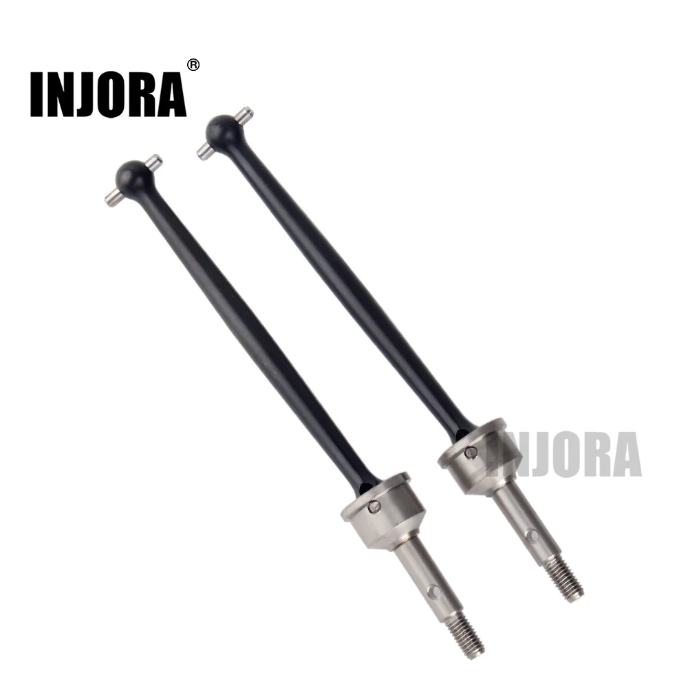 

INJORA 2PCS Hard Steel Front Axle CVD Shaft Dogbone for 1/7 RC Car TRAXXAS UDR