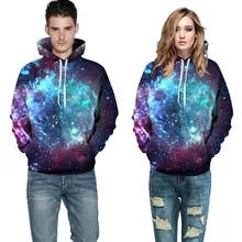 GRAIL Galaxy Новинка StarrySky 3D Принт толстовки мужская пара свитер пуловер Kpop Толстовка для скейтборда Рождество QYDM075