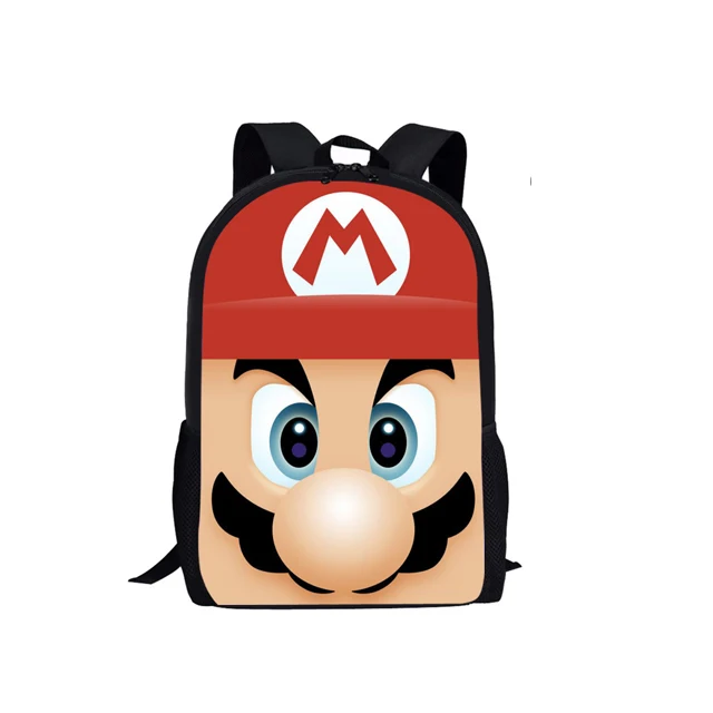 Coloranimal Cool Anime Japan Style Set School Backpack Super Mario Bros School Bag for Girl Boy Bookbag Junior Teenager Backpack - Цвет: HMC1439C