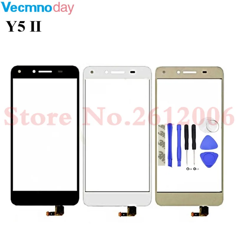 

Vecmnoday 5.0 inch Touch Screen Digitizer Outer Glass Lens Replacement For Huawei Y5 II 2 Y5II CUN-L01 LYO-L21 CUN-U29 + Tools