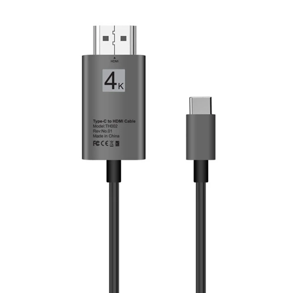 2M Length USB 3.1 USB-C Type C Male to Male 4K 30hz HDMI 2.0 HDTV Thunderbolt 3 Cable Adapter for Macbook Phone Tablet PC 2M Length USB 3.1 USB-C Type C Male to Male 4K 30hz HDMI 2.0 HDTV Thunderbolt 3 Cable Adapter for Macbook Phone Tablet PC