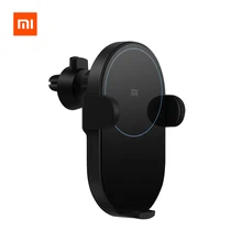 Xiaomi Mi WCJ02ZM 20 Вт Max Qi автомобильное беспроводное зарядное устройство с интеллектуальным инфракрасным датчиком Быстрая зарядка Автомобильный держатель для телефона