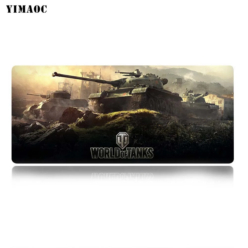 MP2 40x90cm YIMAOC World of Tanks коврик для мыши 40x90 см Коврик для компьютерной мыши Противоскользящий натуральный резиновый игровой коврик для мыши - Цвет: MP2 40x90cm