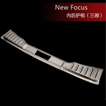 

Stainless Steel internal Rear Bumper Protector Sill Trunk Tread Plate Trim for Ford Focus 2012-2018