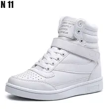 Nuevo 2017 Del Otoño Del Resorte Botines Zapatos de Tacones de Las Mujeres Zapatos Casuales Altura Aumento High Top Zapatos Botas de Invierno Color Mezclado