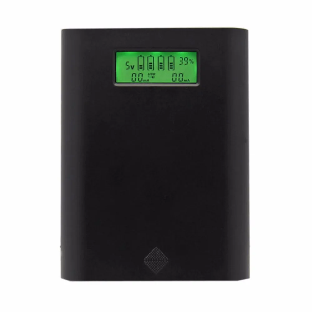 Soshine E3S ЖК-экран Замена батареи банк питания Профессиональное зарядное устройство для 4 шт 18650 батареи черный